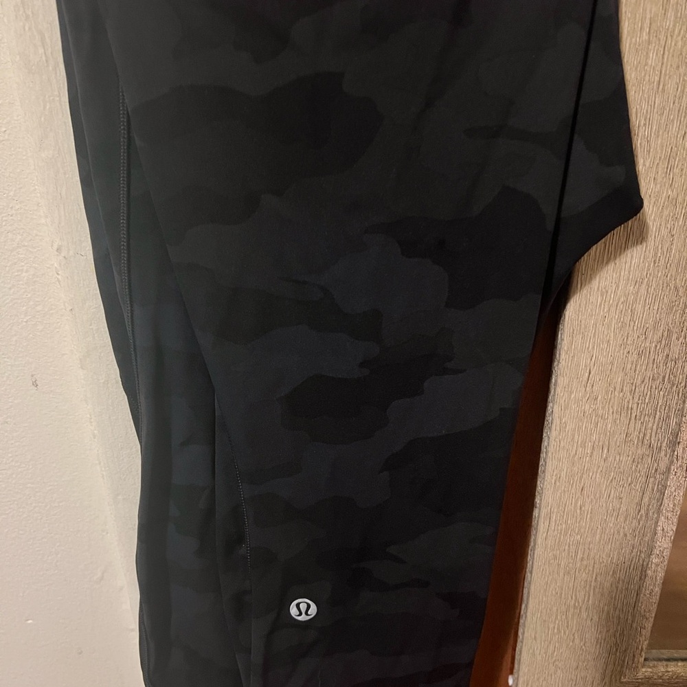 lululemon athletica Black Camo Leggings